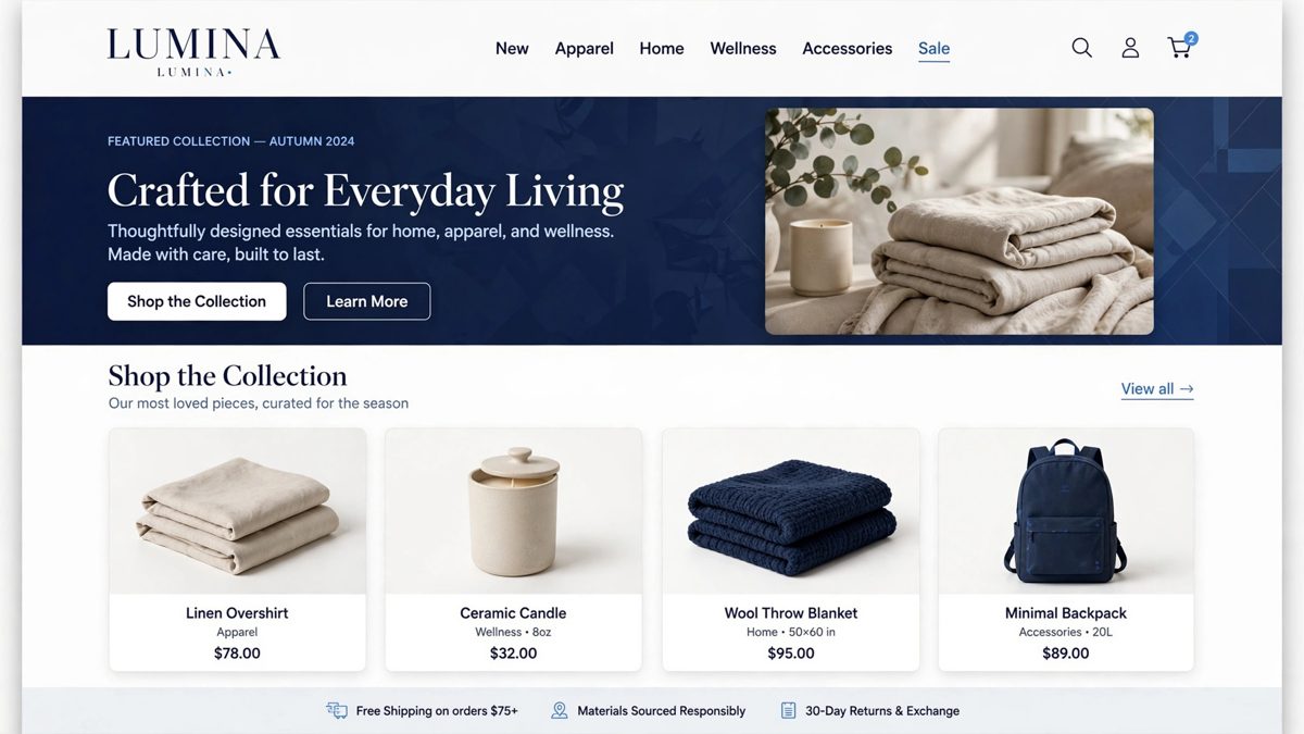 Modern Online Store Design